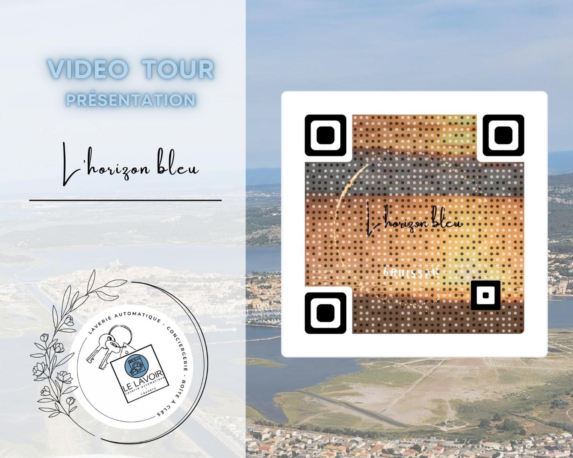 - L'Horizon Bleu - Cocon Romantique Avec Vue Mer Panoramique Gruissan Eksteriør billede